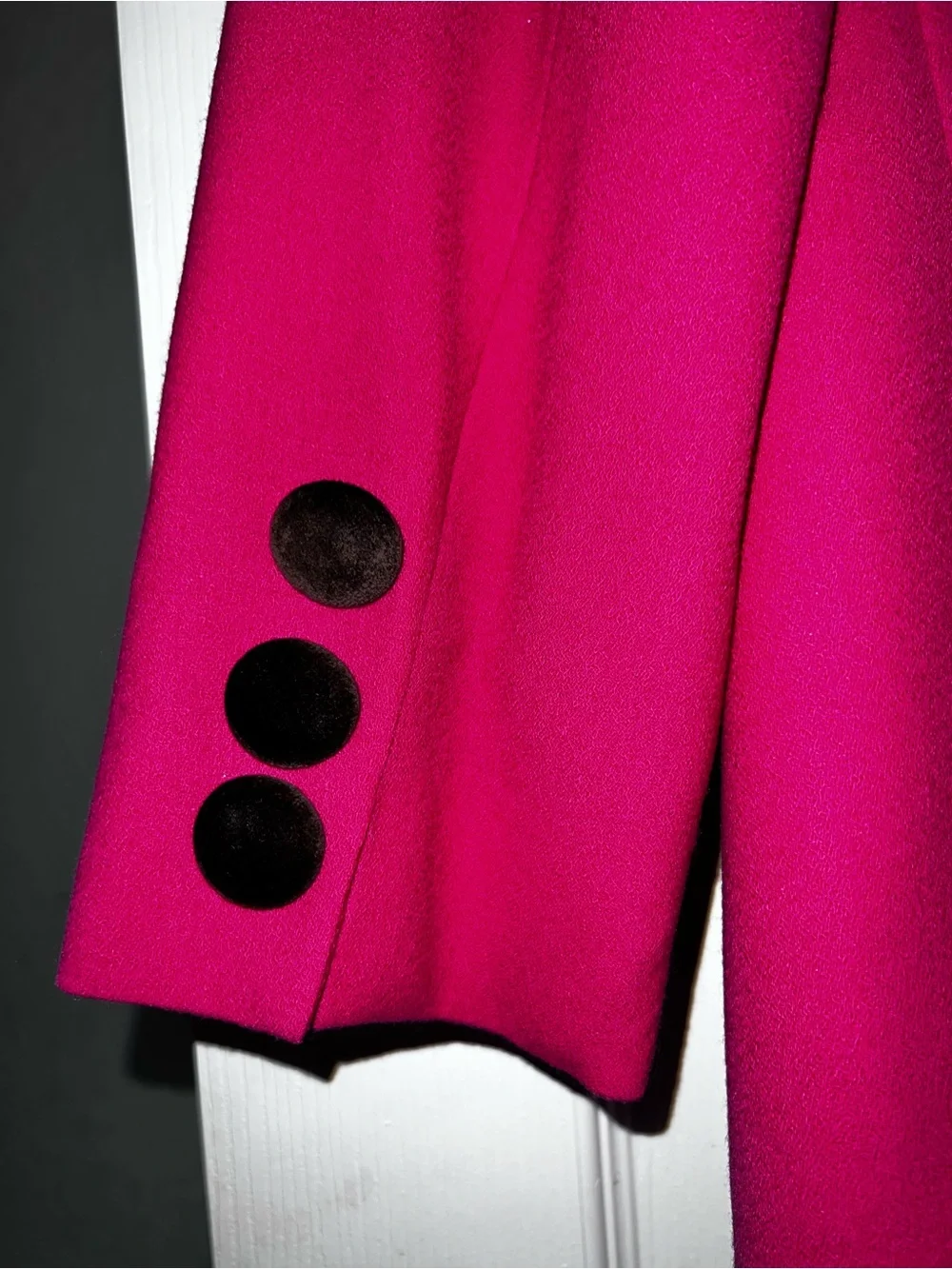 Dior Hot Pink Blazer with Black Trim